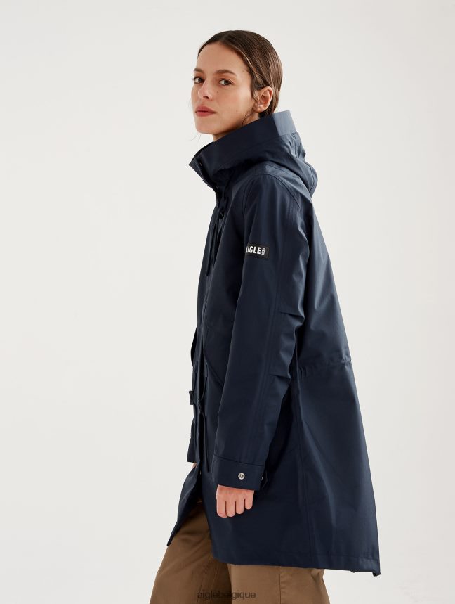 Aigle vêtements queue de poisson gore-tex à capuche longue Empire femmes HV42L2432