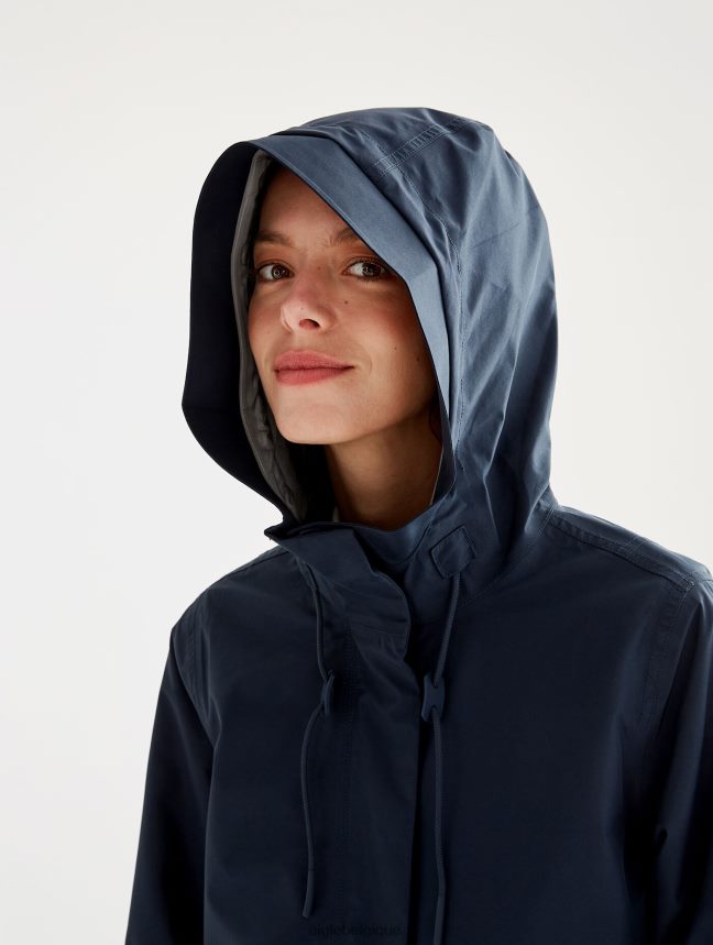 Aigle vêtements queue de poisson gore-tex à capuche longue Empire femmes HV42L2432