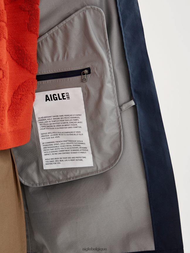 Aigle vêtements queue de poisson gore-tex à capuche longue Empire femmes HV42L2432