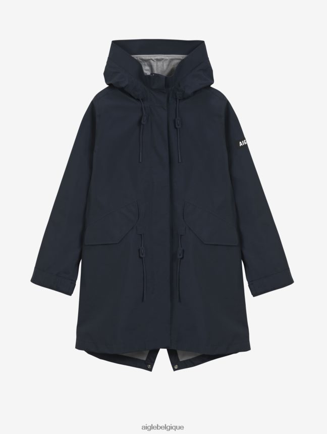 Aigle vêtements queue de poisson gore-tex à capuche longue Empire femmes HV42L2432