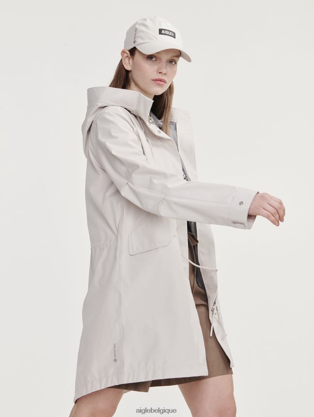 Aigle vêtements queue de poisson gore-tex à capuche longue martre femmes HV42L2449