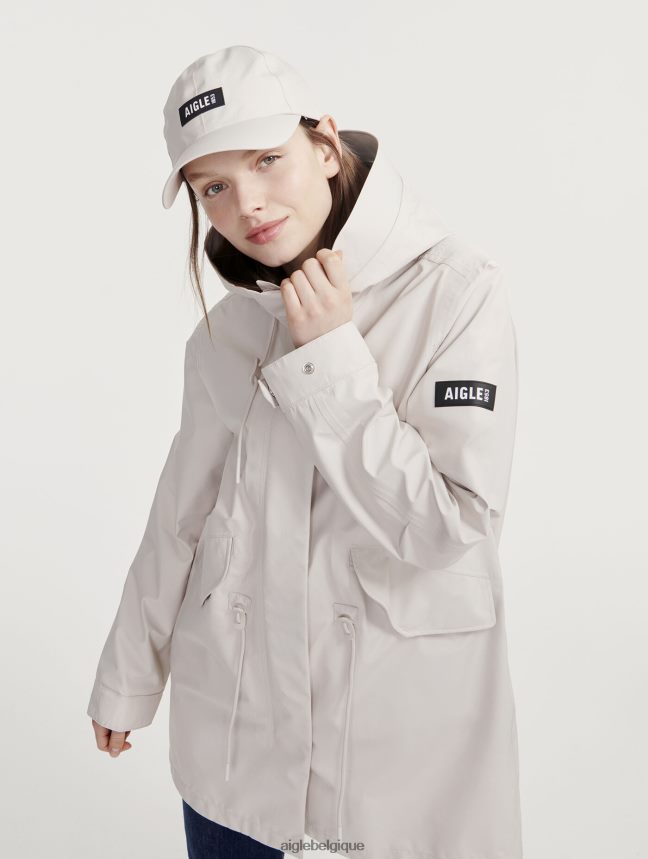 Aigle vêtements queue de poisson gore-tex à capuche longue martre femmes HV42L2449