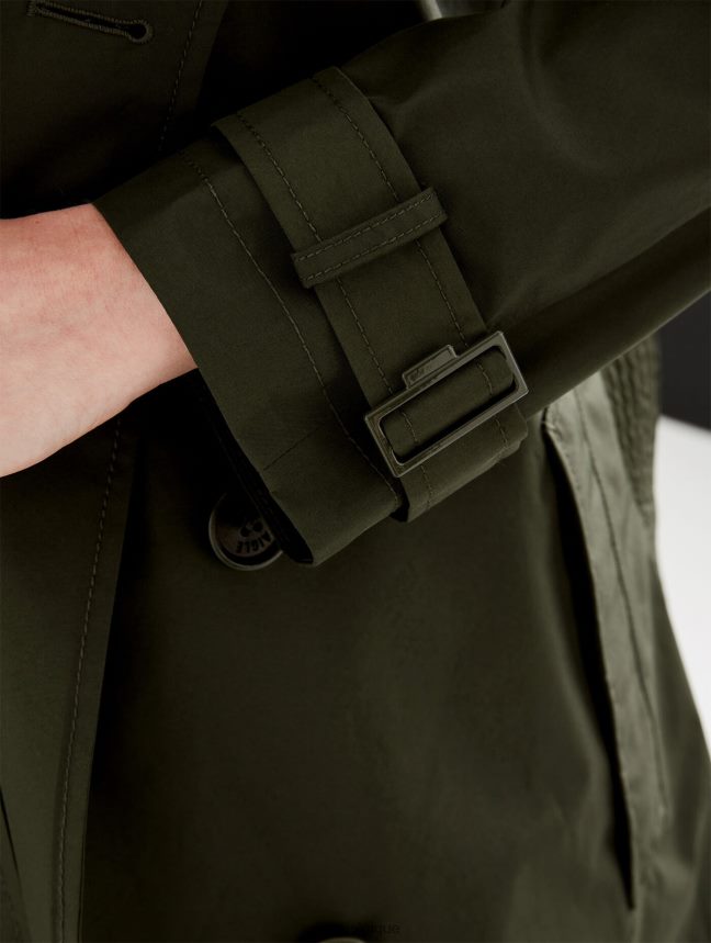 Aigle vêtements trench-coat court en gore-tex à capuche amovible avocat femmes HV42L2457