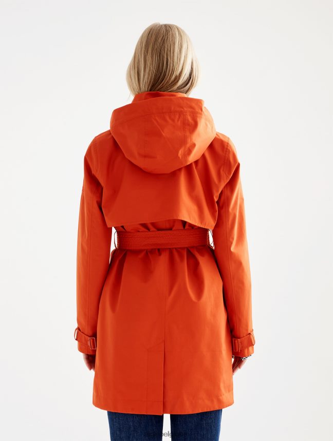 Aigle vêtements trench-coat court en gore-tex à capuche amovible goji femmes HV42L2501