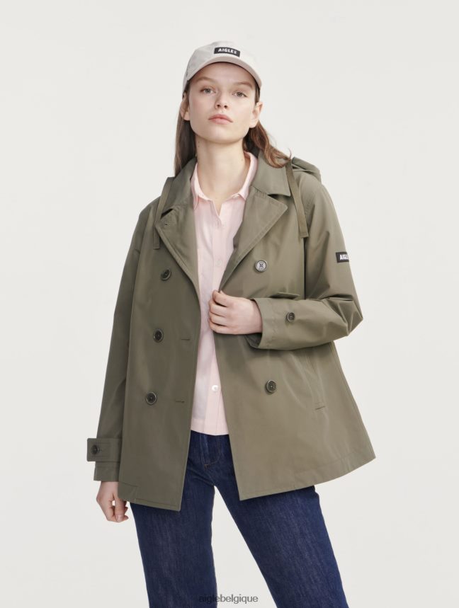 Aigle vêtements trench-coat court inspi gore-tex taillis je femmes HV42L2474