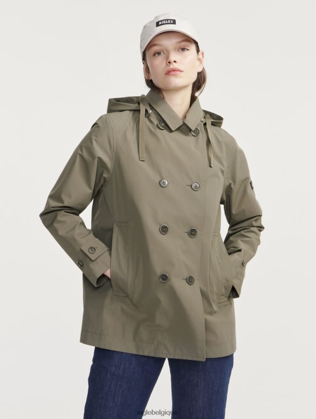 Aigle vêtements trench-coat court inspi gore-tex taillis je femmes HV42L2474