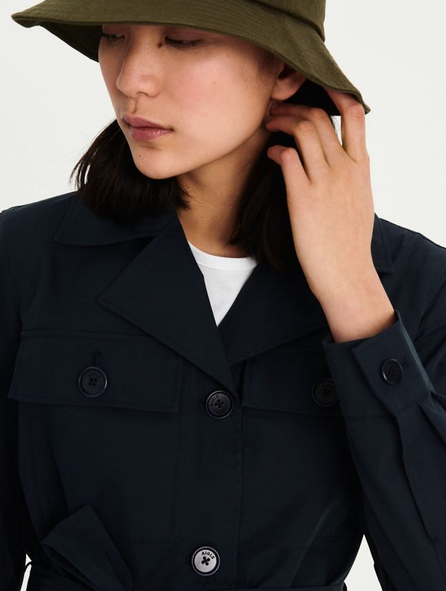 Aigle vêtements trench-coat déperlant Empire femmes HV42L2669