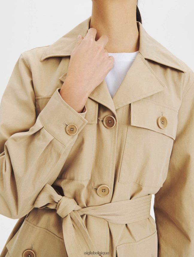 Aigle vêtements trench-coat déperlant osier femmes HV42L2673