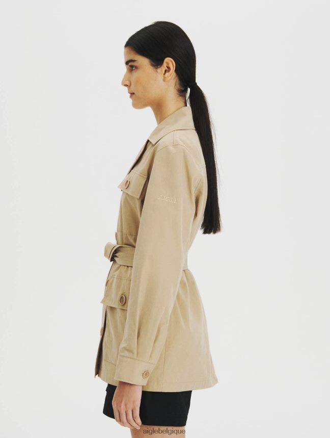 Aigle vêtements trench-coat déperlant osier femmes HV42L2673