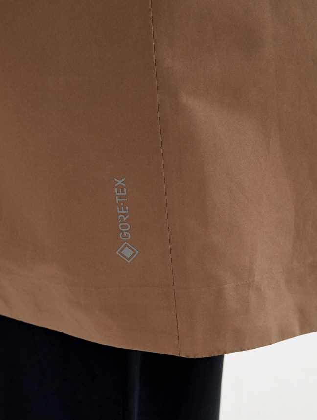 Aigle vêtements trench long en gore-tex paclite cappuccino femmes HV42L2431