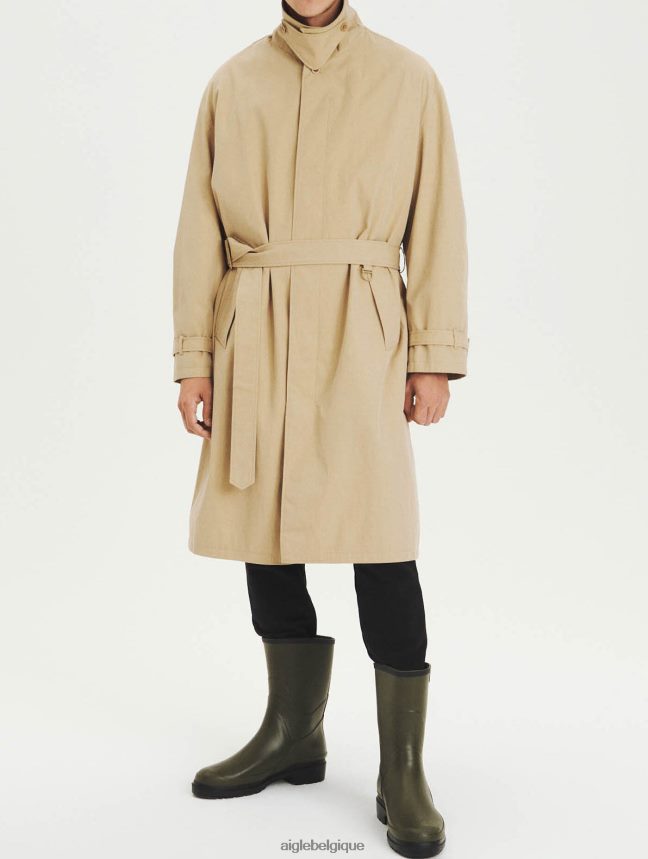 Aigle vêtements trench long intemporel osier femmes HV42L2225