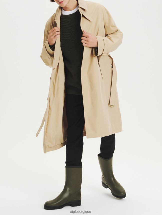Aigle vêtements trench long intemporel osier femmes HV42L2225