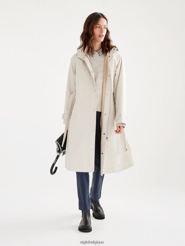 Aigle vêtements trench long mtd redessiné martre femmes HV42L2484