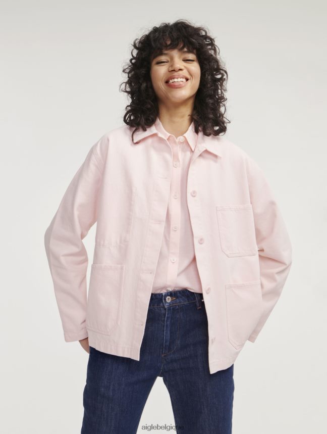 Aigle vêtements veste de travail mi-longue cerisier femmes HV42L2471