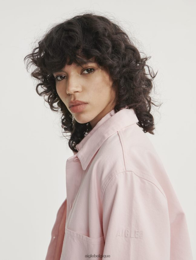 Aigle vêtements veste de travail mi-longue cerisier femmes HV42L2471