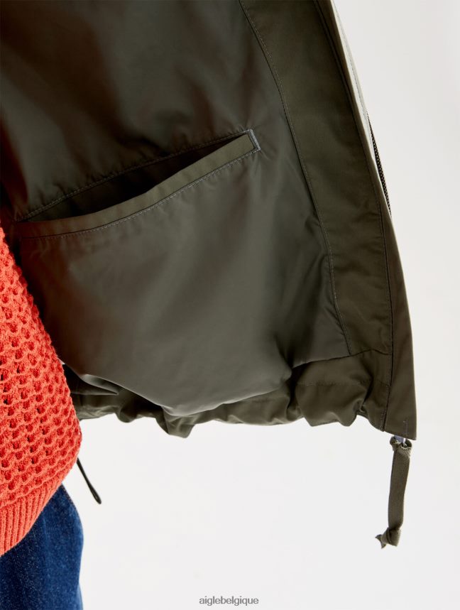 Aigle vêtements veste gore-tex courte à capuche avocat femmes HV42L2476