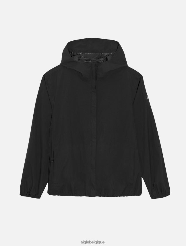 Aigle vêtements veste imperméable courte mtd noir femmes HV42L2483