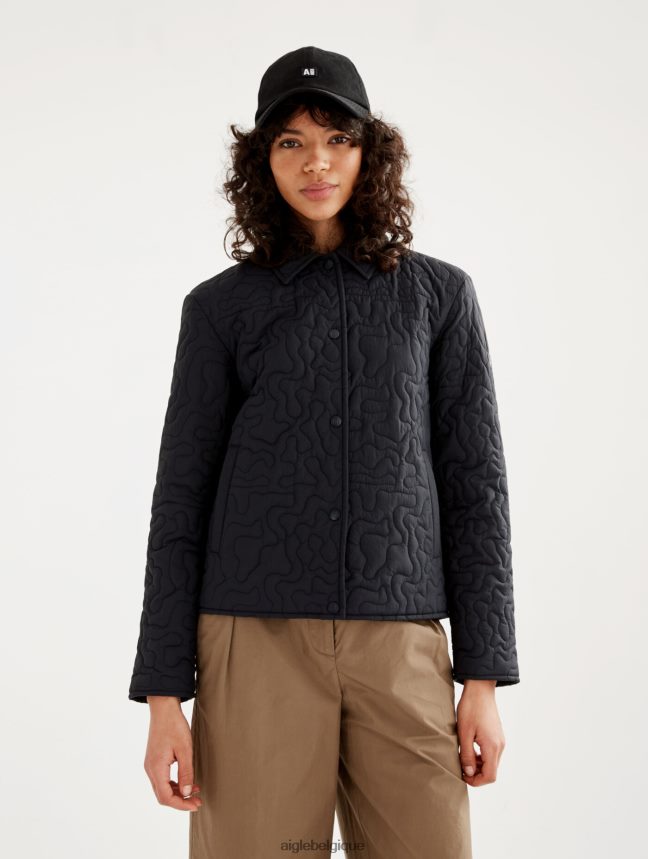Aigle vêtements veste matelassée légère noir femmes HV42L2482