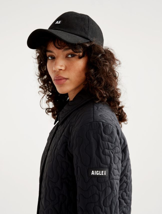 Aigle vêtements veste matelassée légère noir femmes HV42L2482