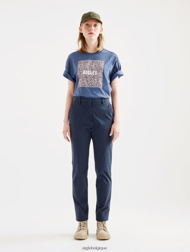 Aigle vêtements Pantalon chino droit 7/8 Empire femmes HV42L2526