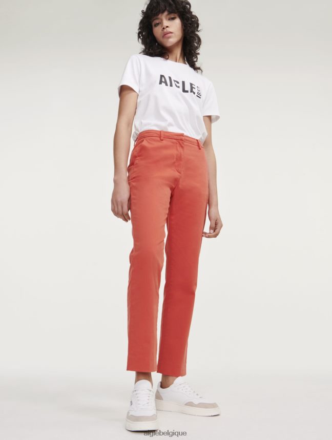 Aigle vêtements Pantalon chino droit 7/8 Harissa femmes HV42L2544