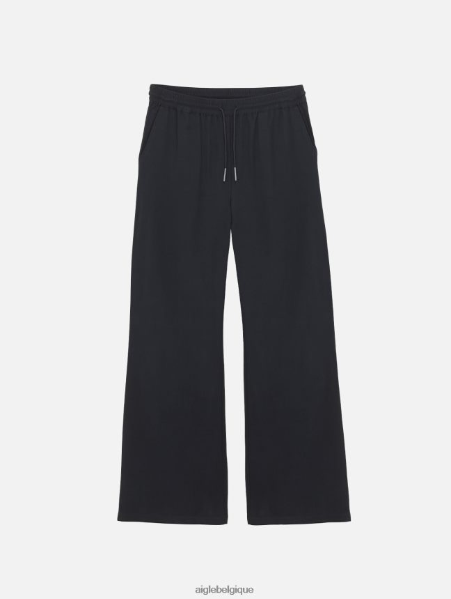Aigle vêtements pantalon ample 7/8 noir femmes HV42L2509