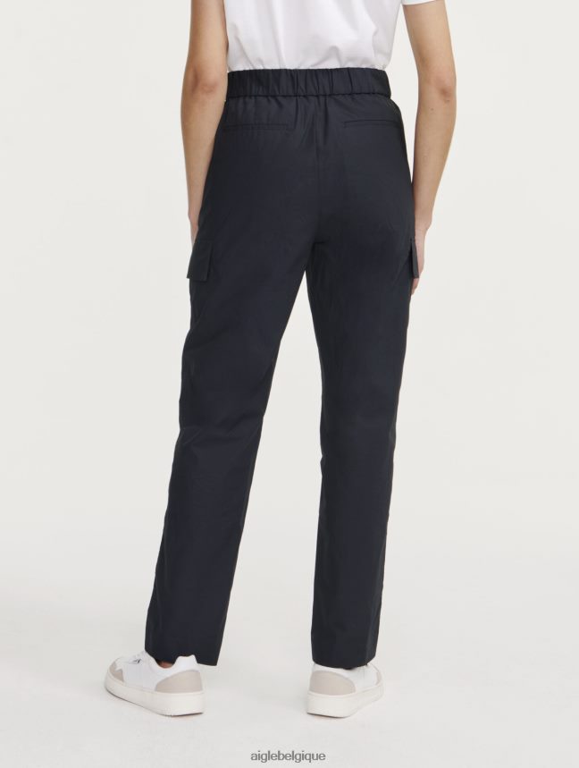 Aigle vêtements pantalon cargo léger noir femmes HV42L260