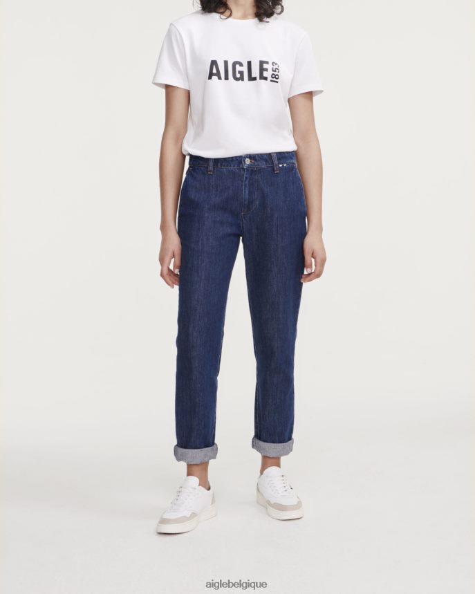 Aigle vêtements pantalon droit en jean jean femmes HV42L2696