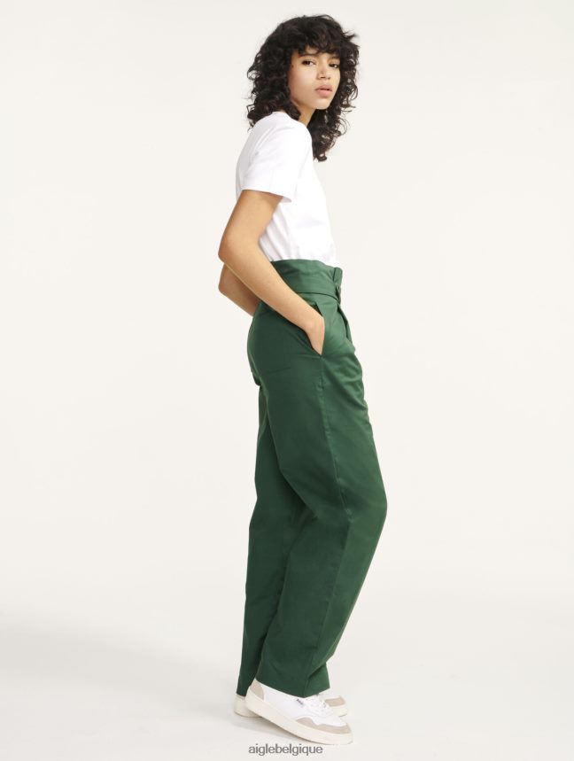 Aigle vêtements pantalon large en sergé de coton botanique femmes HV42L2453