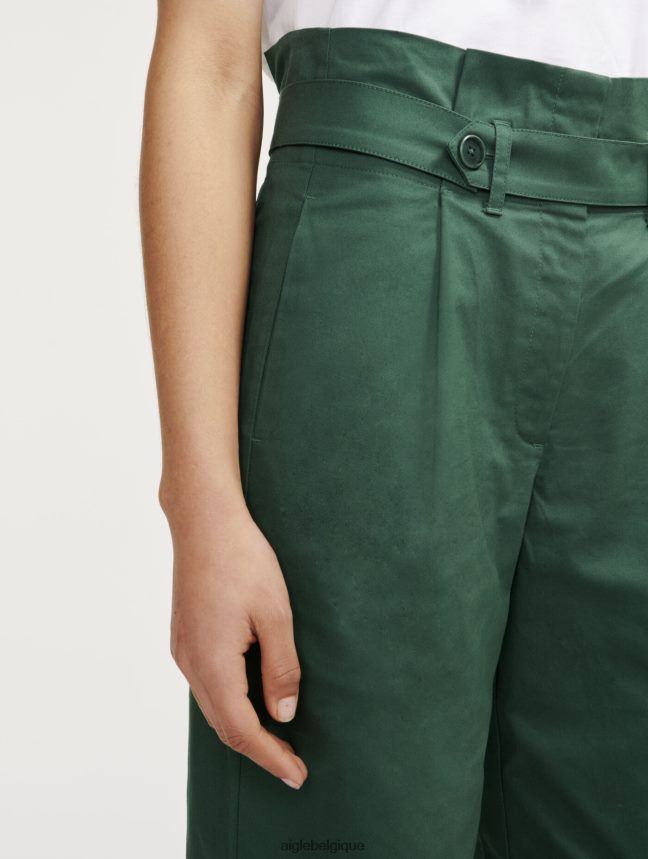 Aigle vêtements pantalon large en sergé de coton botanique femmes HV42L2453