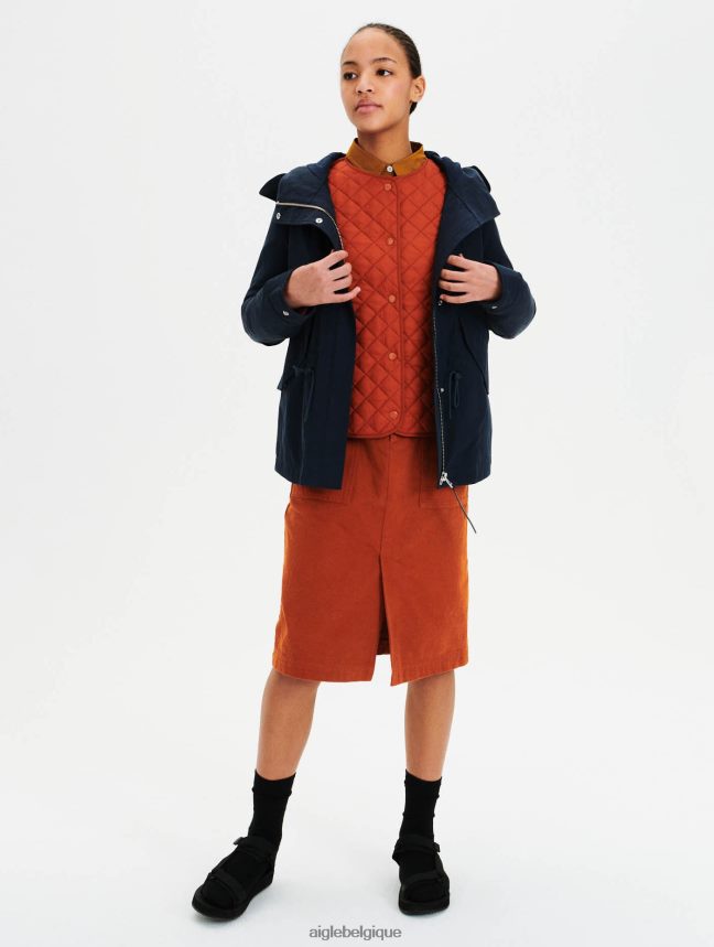 Aigle vêtements parka courte à queue de poisson Empire femmes HV42L2679