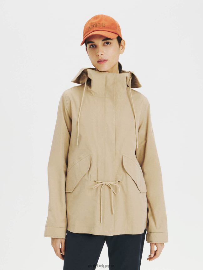 Aigle vêtements parka courte à queue de poisson osier femmes HV42L2676