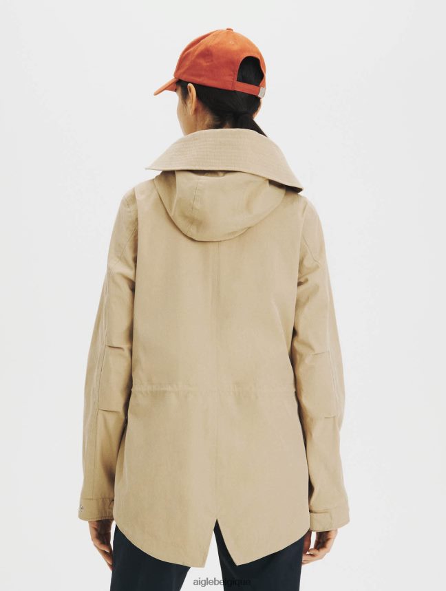 Aigle vêtements parka courte à queue de poisson osier femmes HV42L2676