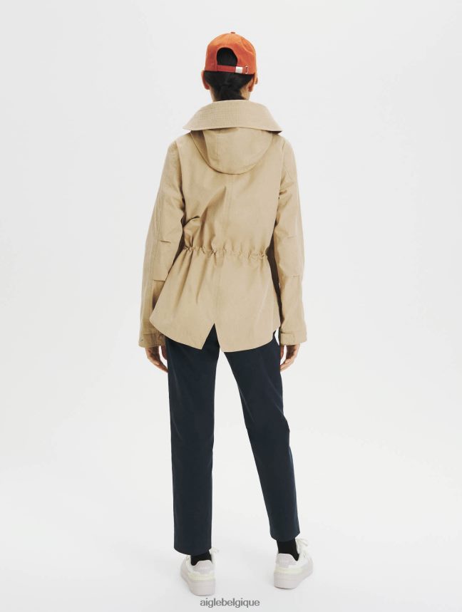 Aigle vêtements parka courte à queue de poisson osier femmes HV42L2676