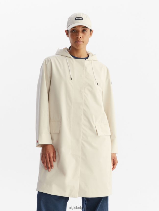 Aigle vêtements parka en duvet très chaude et gore-tex bisque femmes HV42L2689