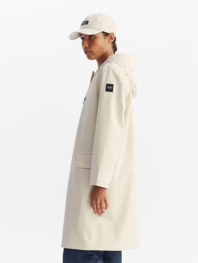 Aigle vêtements parka en duvet très chaude et gore-tex bisque femmes HV42L2689