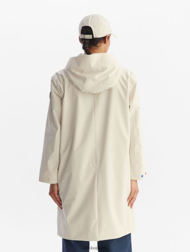 Aigle vêtements parka en duvet très chaude et gore-tex bisque femmes HV42L2689