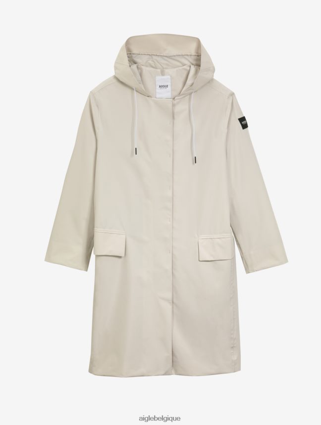 Aigle vêtements parka en duvet très chaude et gore-tex bisque femmes HV42L2689