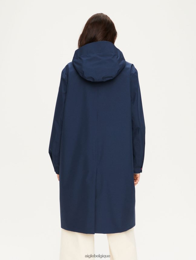 Aigle vêtements parka en duvet très chaude et gore-tex bleu empire femmes HV42L2688