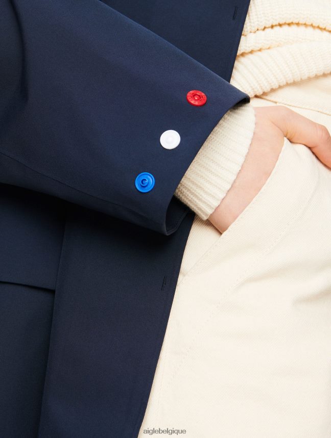 Aigle vêtements parka en duvet très chaude et gore-tex bleu empire femmes HV42L2688