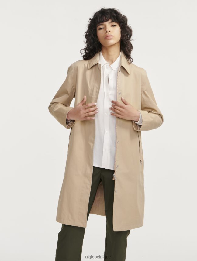 Aigle vêtements parka longue à capuche mtd osier femmes HV42L2462