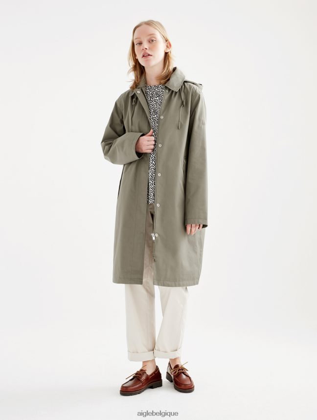 Aigle vêtements parka longue à capuche mtd taillis femmes HV42L2495