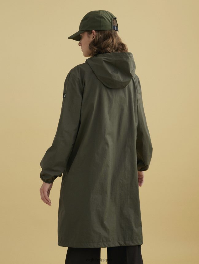 Aigle vêtements parka mtd à capuche longue avocat femmes HV42L2475