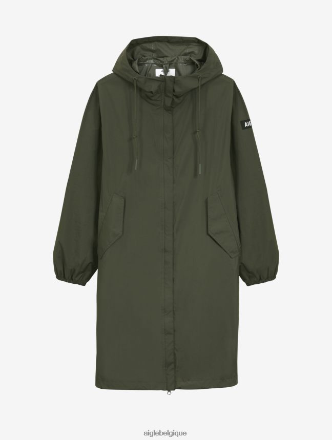 Aigle vêtements parka mtd à capuche longue avocat femmes HV42L2475