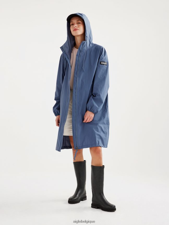 Aigle vêtements parka mtd à capuche longue marais femmes HV42L2426