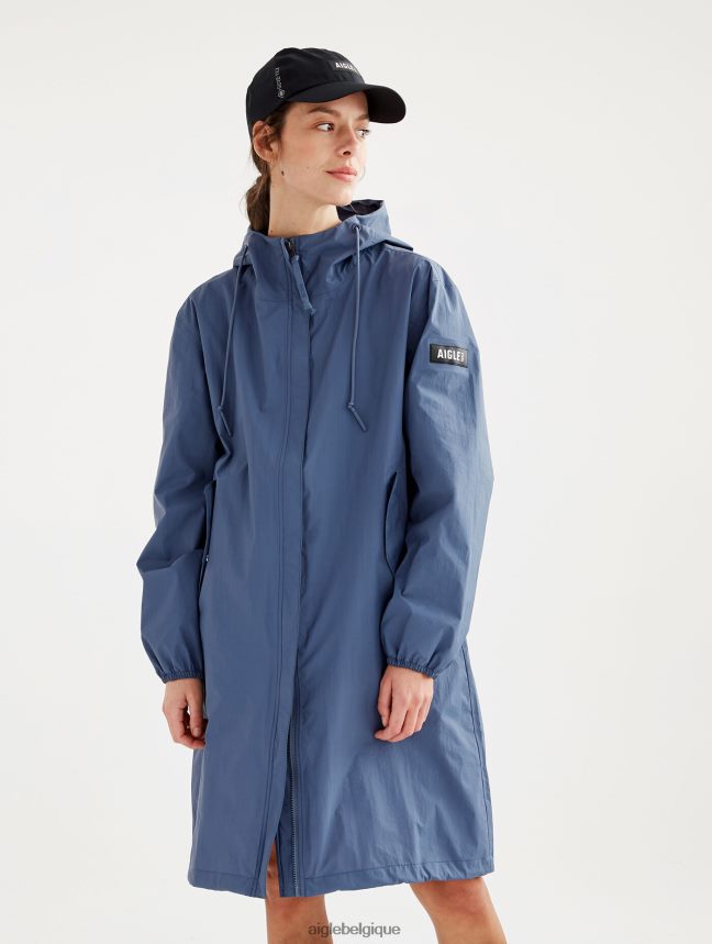Aigle vêtements parka mtd à capuche longue marais femmes HV42L2426