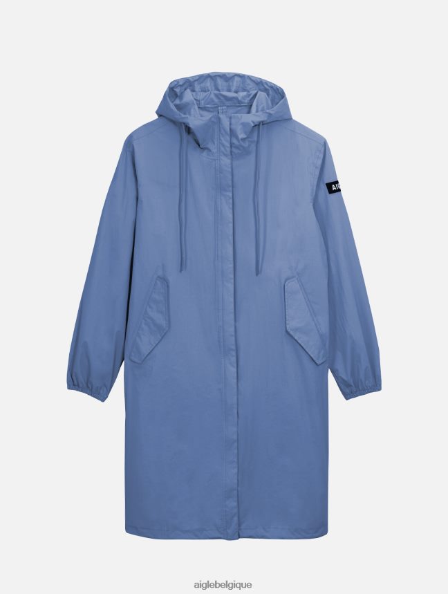 Aigle vêtements parka mtd à capuche longue marais femmes HV42L2426