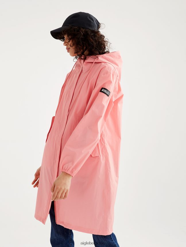 Aigle vêtements parka mtd à capuche longue tamaris femmes HV42L2491