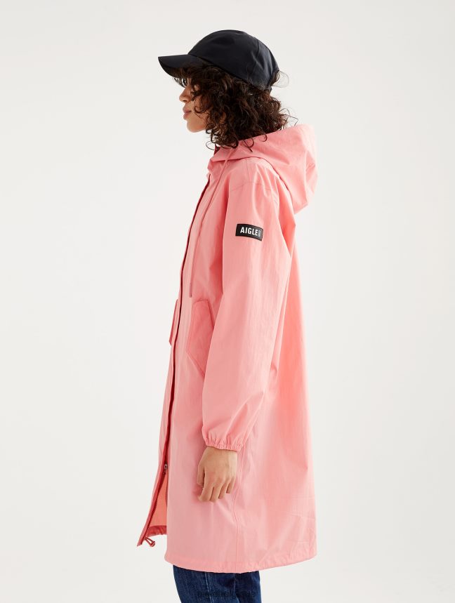 Aigle vêtements parka mtd à capuche longue tamaris femmes HV42L2491