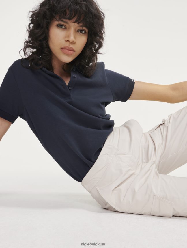 Aigle vêtements polo en piqué à manches courtes Empire femmes HV42L2468